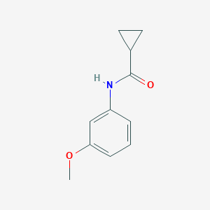 molecular formula C11H13NO2 B291364 N-(3-methoxyphenyl)cyclopropanecarboxamide 