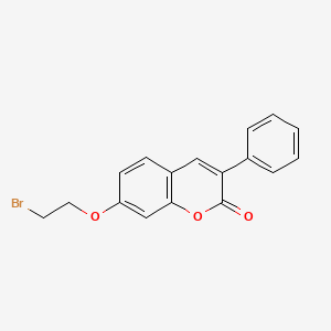 B2913843 7-(2-Bromoethoxy)-3-phenylchromen-2-one CAS No. 903854-84-2