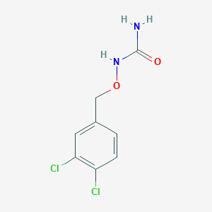 molecular formula C8H8Cl2N2O2 B2913850 [(3,4-dichlorophenyl)methoxy]urea CAS No. 338404-19-6