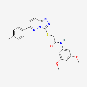 N-(3,5-dimethoxyphenyl)-2-((6-(p-tolyl)-[1,2,4]triazolo[4,3-b]pyridazin-3-yl)thio)acetamide