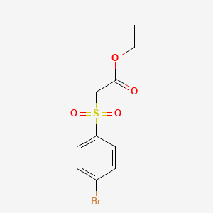 Ethyl 2-(4-bromobenzenesulfonyl)acetate