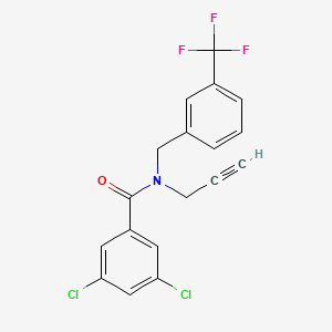 3,5-dichloro-N-(2-propynyl)-N-[3-(trifluoromethyl)benzyl]benzenecarboxamide