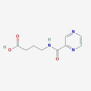 B2913933 4-[(Pyrazin-2-ylcarbonyl)amino]butanoic acid CAS No. 209961-11-5