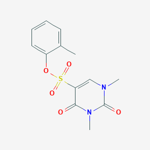 (2-Methylphenyl) 1,3-dimethyl-2,4-dioxopyrimidine-5-sulfonate