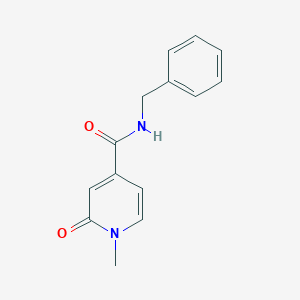 N-benzyl-1-methyl-2-oxo-1,2-dihydropyridine-4-carboxamide
