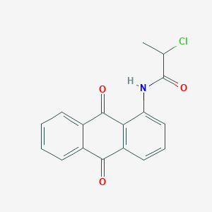 2-chloro-N-(9,10-dioxo-9,10-dihydroanthracen-1-yl)propanamide