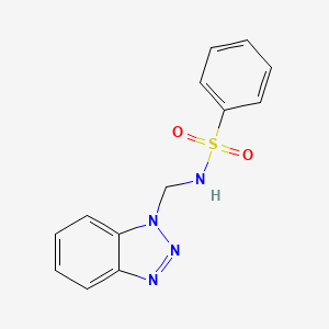 N-(1H-1,2,3-Benzotriazol-1-ylmethyl)benzenesulfonamide