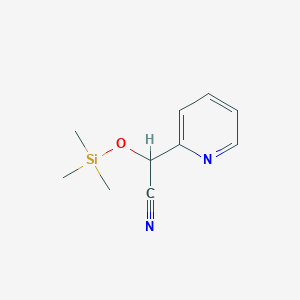 B2914175 2-Pyridineacetonitrile, alpha-[(trimethylsilyl)oxy]- CAS No. 71189-77-0