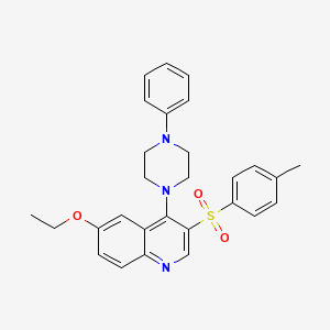 6-Ethoxy-4-(4-phenylpiperazin-1-yl)-3-tosylquinoline