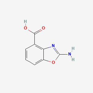 molecular formula C8H6N2O3 B2914203 2-Aminobenzo[d]oxazole-4-carboxylic acid CAS No. 1784377-67-8