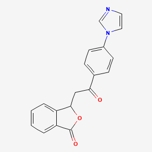 3-{2-[4-(1H-imidazol-1-yl)phenyl]-2-oxoethyl}-2-benzofuran-1(3H)-one