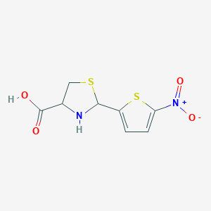 2-(5-Nitro-2-thienyl)-1,3-thiazolane-4-carboxylic acid