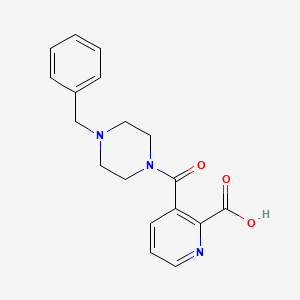 3-(4-benzylpiperazine-1-carbonyl)pyridine-2-carboxylic Acid