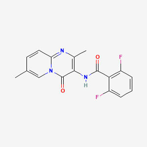 N-(2,7-dimethyl-4-oxo-4H-pyrido[1,2-a]pyrimidin-3-yl)-2,6-difluorobenzamide