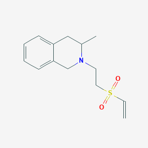 2-(2-Ethenylsulfonylethyl)-3-methyl-3,4-dihydro-1H-isoquinoline