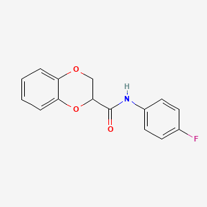 N-(4-fluorophenyl)-2,3-dihydro-1,4-benzodioxine-2-carboxamide
