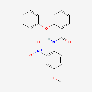 molecular formula C20H16N2O5 B2914274 N-(4-methoxy-2-nitrophenyl)-2-phenoxybenzamide CAS No. 313404-97-6