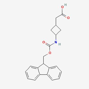 2-[3-({[(9H-fluoren-9-yl)methoxy]carbonyl}amino)cyclobutyl]acetic acid, Mixture of diastereomers