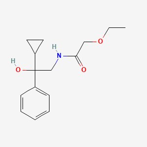 molecular formula C15H21NO3 B2914305 N-(2-cyclopropyl-2-hydroxy-2-phenylethyl)-2-ethoxyacetamide CAS No. 1421517-41-0