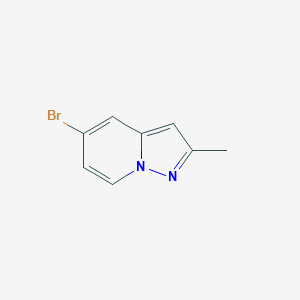 molecular formula C8H7BrN2 B2914373 5-Bromo-2-methylpyrazolo[1,5-a]pyridine CAS No. 1367948-91-1