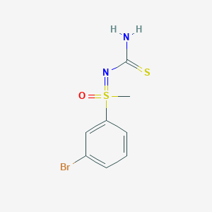 molecular formula C8H9BrN2OS2 B2914399 [(3-Bromophenyl)(methyl)oxo-lambda6-sulfanylidene]thiourea CAS No. 2193058-77-2