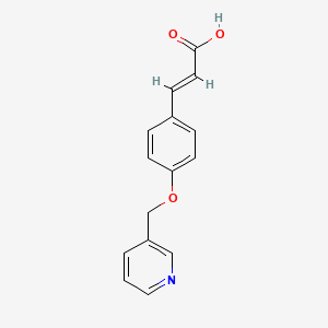 (2E)-3-[4-(pyridin-3-ylmethoxy)phenyl]acrylic acid