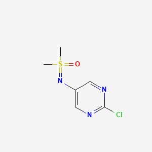 (2-Chloropyrimidin-5-yl)imino-dimethyl-oxo-lambda6-sulfane