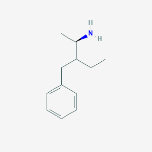 molecular formula C12H19N B2914433 (2R)-3-Benzylpentan-2-amine CAS No. 2248212-81-7