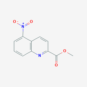 molecular formula C11H8N2O4 B2914471 Methyl 5-nitroquinoline-2-carboxylate CAS No. 2096987-90-3