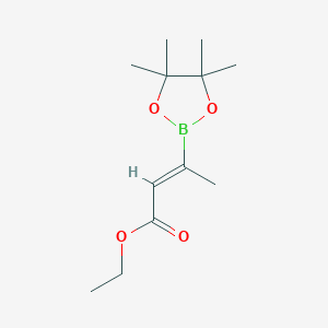 (Z)-(4-Ethoxy-4-oxo-2-buten-2-yl)boronic Acid Pinacol Ester