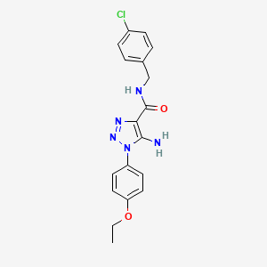 5-amino-N-(4-chlorobenzyl)-1-(4-ethoxyphenyl)-1H-1,2,3-triazole-4-carboxamide