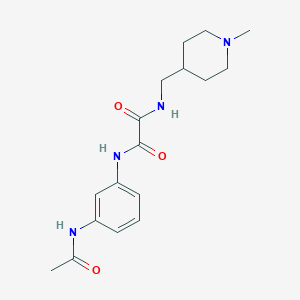 N1-(3-acetamidophenyl)-N2-((1-methylpiperidin-4-yl)methyl)oxalamide