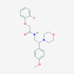 2-(2-fluorophenoxy)-N-(2-(4-methoxyphenyl)-2-morpholinoethyl)acetamide