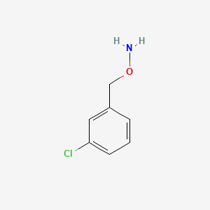 molecular formula C7H8ClNO B2914581 O-[(3-chlorophenyl)methyl]hydroxylamine CAS No. 55418-31-0