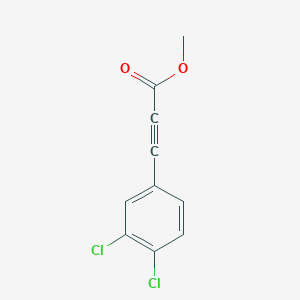 molecular formula C10H6Cl2O2 B2914620 Methyl 3-(3,4-dichlorophenyl)prop-2-ynoate CAS No. 1341695-66-6