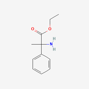 molecular formula C11H15NO2 B2914645 Ethyl 2-amino-2-phenylpropanoate CAS No. 20398-59-8