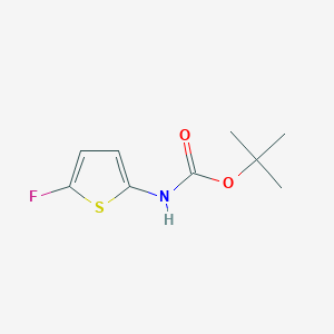 molecular formula C9H12FNO2S B2914789 tert-butyl N-(5-fluorothiophen-2-yl)carbamate CAS No. 2361798-22-1