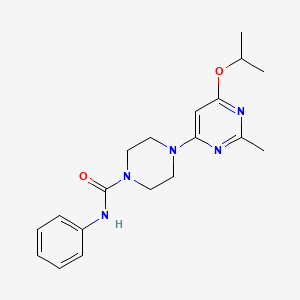 4-(6-isopropoxy-2-methylpyrimidin-4-yl)-N-phenylpiperazine-1-carboxamide