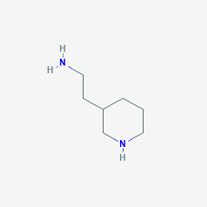 molecular formula C7H16N2 B2914835 2-(Piperidin-3-yl)ethanamine CAS No. 89850-94-2; 90000-30-9