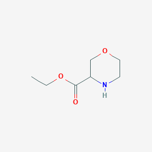 molecular formula C7H13NO3 B2914872 Ethyl morpholine-3-carboxylate CAS No. 672325-37-0; 84005-98-1