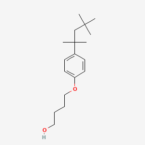 molecular formula C18H30O2 B2915132 4-[4-(2,4,4-Trimethylpentan-2-yl)phenoxy]butan-1-ol CAS No. 1153244-40-6