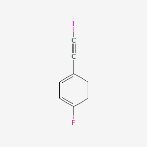 molecular formula C8H4FI B2915174 4-Fluoro-1-(iodoethynyl)benzene CAS No. 1246224-43-0