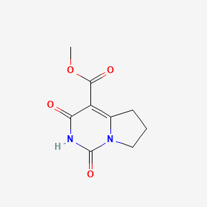 molecular formula C9H10N2O4 B2915196 Methyl 1,3-dioxo-6,7-dihydro-5H-pyrrolo[1,2-c]pyrimidine-4-carboxylate CAS No. 2092620-72-7