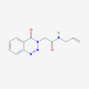 2-(4-oxo-1,2,3-benzotriazin-3-yl)-N-prop-2-enylacetamide