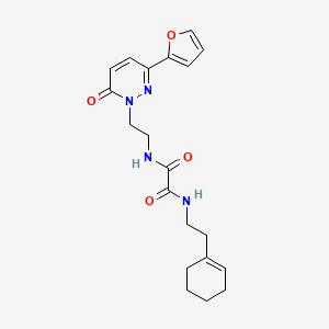 N1-(2-(cyclohex-1-en-1-yl)ethyl)-N2-(2-(3-(furan-2-yl)-6-oxopyridazin-1(6H)-yl)ethyl)oxalamide