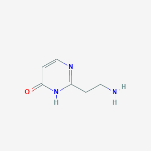 2-(4-Hydroxypyrimidin-2-YL)ethanamine