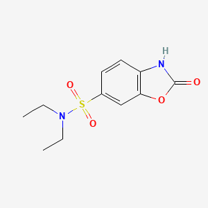 N,N-diethyl-2-oxo-2,3-dihydro-1,3-benzoxazole-6-sulfonamide