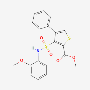 Methyl 3-[(2-methoxyphenyl)sulfamoyl]-4-phenylthiophene-2-carboxylate