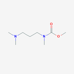molecular formula C8H18N2O2 B2915487 methyl N-[3-(dimethylamino)propyl]-N-methylcarbamate CAS No. 1595712-12-1