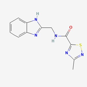 N-((1H-benzo[d]imidazol-2-yl)methyl)-3-methyl-1,2,4-thiadiazole-5-carboxamide